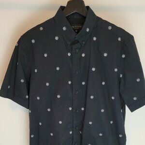 Rag and Bone "daggers" Button up short sleeved shirt